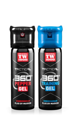 TW1000 TACTICAL Pepper-Gel Classic Twin-Pack inklusive Trainingsspray