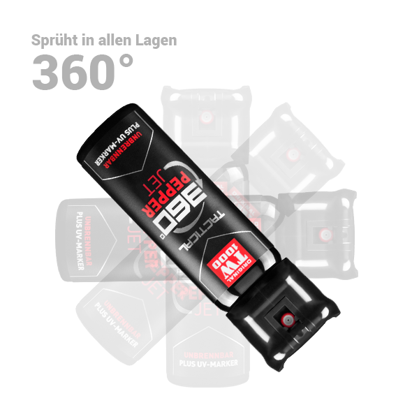TW1000 TACTICAL Pepper-Jet Classic Twin-Pack inklusive Trainingsspray und UV-Lampe